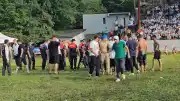 Dağköy Yağlı Güreşleri'nde Gerginlik: Jandarma Müdahale Etti