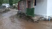 Erzurum Oltu'da Sağanak Yağış Sel Felaketine Yol Açtı