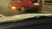 Eskişehir'de Köprü Üzerinde Seyir Halindeki Tofaş Marka Otomobil Alev Aldı