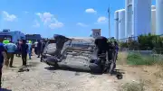 Gaziantep-Nizip Karayolu'nda Otomobil Takla Attı: 9 Yaralı