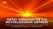 Hatay Kırıkhan'da 3.4 Büyüklüğünde Deprem Meydana Geldi