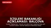 İçişleri Bakanlığı Açıklaması: Balçova Belediye Başkanı Görevden Uzaklaştırıldı