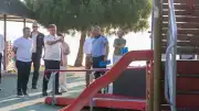 İzmir Büyükşehir Belediye Başkanı Dr. Cemil Tugay İnciraltı Kent Ormanı'ndaki Çalışmaları İnceledi