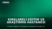 Kırklareli Eğitim ve Araştırma Hastanesi Uzmanından KKKA Riskine Karşı Önlem Çağrısı