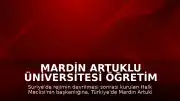 Mardin Artuklu Üniversitesi Öğretim Üyesi Abdülhamit Avvak Suriye Halk Meclisi Başkanı Seçildi