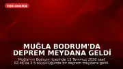 Muğla Bodrum'da Deprem Meydana Geldi