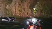 Munzur Nehri'ne Yuvarlanan Otomobilden Atlayan Kadın Hayatını Kaybetti