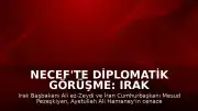 Necef'te Diplomatik Görüşme: Irak Başbakanı Zeydi ve İran Cumhurbaşkanı Pezeşkiyan Bir Araya Geldi