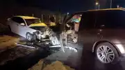 Sancaktepe'de Ters Yönden Gelen Otomobilin Karıştığı Zincirleme Kazada 5 Yaralı