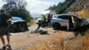 Tokat'ın Niksar ilçesinde trafik kazası: 10 yaralı