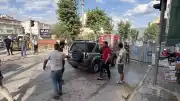 Tosya'da Seyir Halindeki Lüks Cipde Yangın: Sürücü Canını Zor Kurtardı