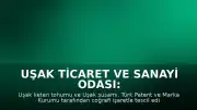 Uşak Ticaret ve Sanayi Odası: "Uşak keten tohumu ve Uşak susamı coğrafi işaretle tescillenerek kentin tescilli ürünleri arasındaki yerini aldı"