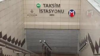 M2 Taksim Metro İstasyonu ve F1 Füniküler Hattı Ulaşıma Kapatıldı