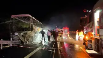 Denizli'de Otobüs Yangını: 3 Ölü, 20 Yaralı