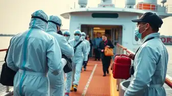 Hantavirüs alarmı verilen gemide tahliye işlemleri sürüyor