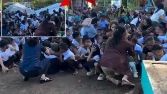 Filipinler'de 7,8 Büyüklüğündeki Deprem Okulda Panik Yarattı: Öğrenciler Çöken Yapıdan Uzaklaştı