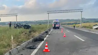 Tekirdağ'da Trafik Kazası: 8'i Düzensiz Göçmen 10 Yaralı