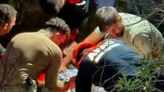 Kayıp Alzheimer hastası Ö.Y., 43 saat sonra dere yatağında yaralı bulundu