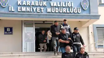 Karabük merkezli operasyonda suç örgütüne yönelik 7 tutuklama