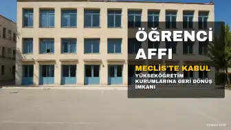 Öğrenci Affı Teklifi TBMM'de Kabul Edildi: Kimleri Kapsayacak, Şartları Neler?