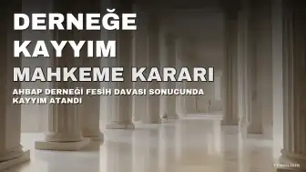 Ahbap Derneği'ne Kayyım Atandı