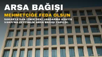 Aynur Büyük, zeytinlik arsasını Mehmetçiğe bağışladı
