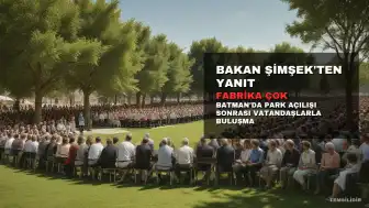 Bakan Şimşek'ten Kadın Vatandaşa Yanıt: "Memlekette Fabrika Çok"