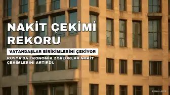 Rusya'da Bankalardan Nakit Çekimi Rekor Seviyeye Ulaştı