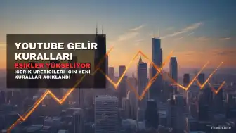 YouTube, İçerik Üreticileri İçin Para Kazanma Eşiklerini Yükseltiyor