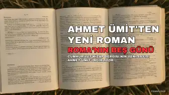Ahmet Ümit'ten Cumhuriyet Kitap'a Özel Röportaj: "Roma'nın Beş Günü"