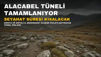 Alacabel Tüneli ile Konya-Antalya arası yolculuk 20 dakika kısalacak
