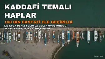 Libya'da Kaddafi'nin yüzü işlenmiş 100 bin ekstazi hapına el konuldu