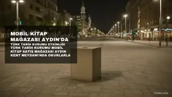 Türk Tarih Kurumu Mobil Kitap Satış Mağazası Aydın'da Okurlarla Buluşuyor
