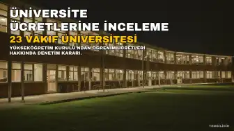 YÖK'ten 23 Vakıf Üniversitesine Öğrenim Ücreti İncelemesi