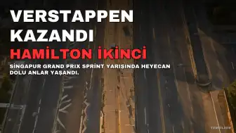 Max Verstappen Singapur Sprint Yarışını Kazandı, Lewis Hamilton İkinci Oldu