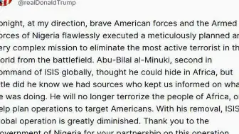 ABD: DEAŞ'ın küresel ikinci komutanı Ebu Bilal el-Minuki Nijerya'da öldürüldü