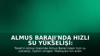 Almus Barajı'nda Hızlı Su Yükselişi: İlçe Simgesi ve Oyun Parkı Sular Altında Kaldı