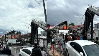 Ankara'da Üst Geçide Çarpan Kamyon Yıkıma Neden Oldu: 3 Yaralı