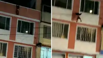 Babanın sigara molası faciaya yol açıyordu: Bebek 3. kattan sarktı, mahalleli kurtardı