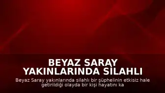 Beyaz Saray Yakınlarında Silahlı Şüpheli Etkisiz Hale Getirildi