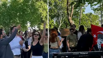 Bilgi Üniversitesi Öğrencileri, Faaliyet İzni Kararının Geri Alınmasını Kampüste Kutladı