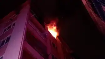 Bursa'da Apartman Dairesinde Yangın Çıktı: Yaralı Yok