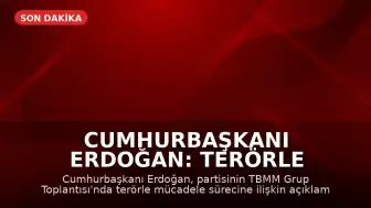Cumhurbaşkanı Erdoğan: Terörle Mücadele Sürecini Tamamlamakta Kararlıyız