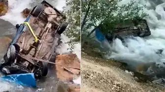 Dereye Düşen Otomobilde Feci Kaza: Karı-Koca Hayatını Kaybetti, 1 Kişi Yaralandı