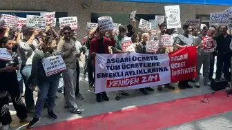 Emekçiler ve Emekliler Zam Talebiyle Eylemde: "Ara Zam Gündemimizde Yok" Açıklamasına Tepki