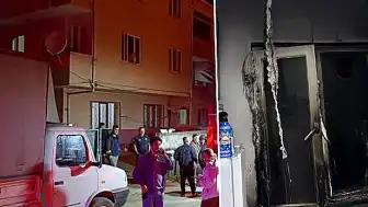 Eski Eşinin Evine Molotofkokteyli Atan Şüpheli Yakalanmaya Çalışılıyor