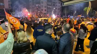 Galatasaray'ın Şampiyonluğu Afyonkarahisar'da Coşkuyla Kutlandı