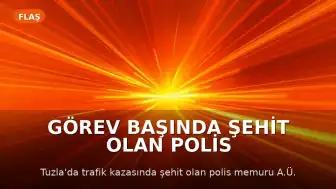 Görev Başında Şehit Olan Polis Memuru A.Ü. İçin İstanbul'da Tören Düzenlendi
