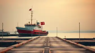 Boğaz'da dümen arızası yaşayan gemi karaya oturdu