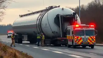 Gaziantep'te Tanker Devrildi: 2 Yaralı